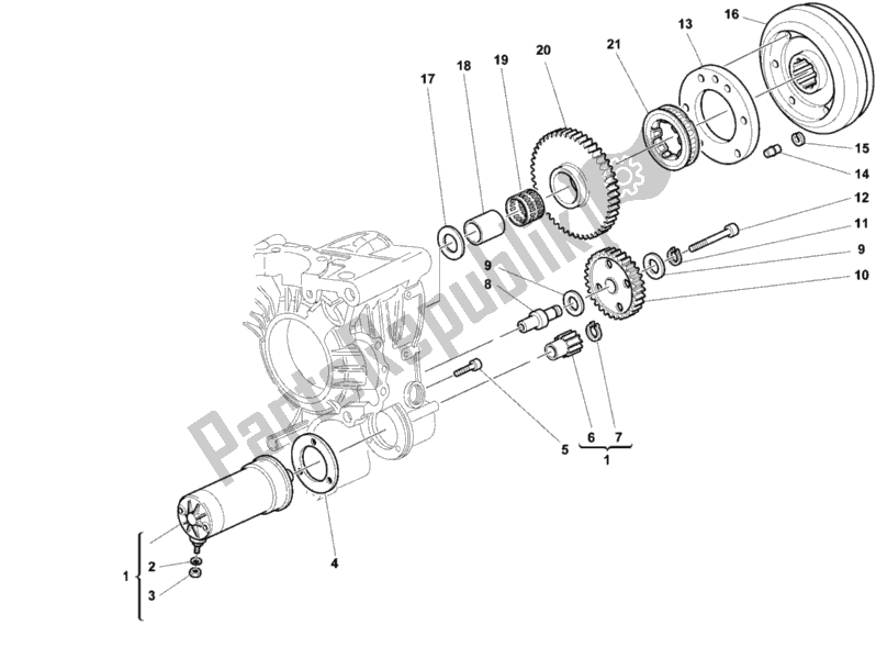 Todas las partes para Generador - Motor De Arranque de Ducati Sport ST4 916 1999