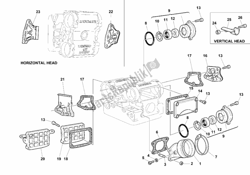 Todas las partes para Colector De Admisión de Ducati Sport ST4 916 1999