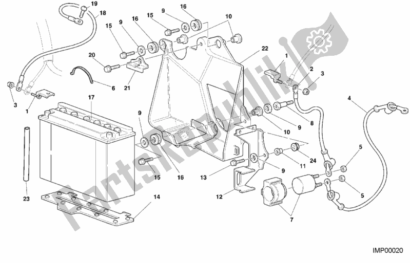 Wszystkie części do Bateria Ducati Sport ST4 916 2000