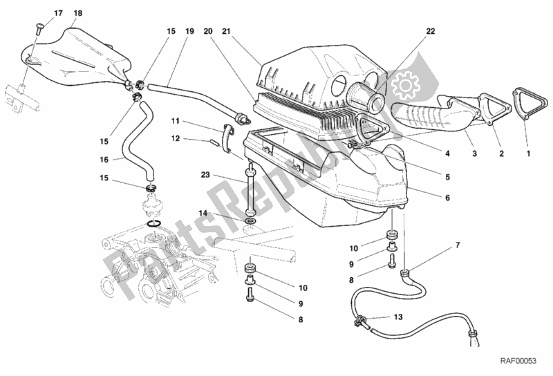 Tutte le parti per il Presa del Ducati Sport ST4 916 2001