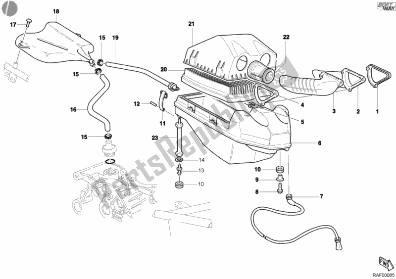 Todas las partes para Consumo de Ducati Sport ST4 916 2002