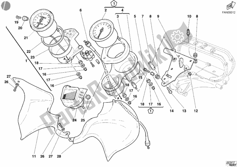 Todas las partes para Metro de Ducati Sport ST4 916 2002