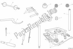 herramientas de servicio de taller (marco)