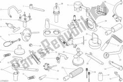 herramientas de servicio de taller (motor)