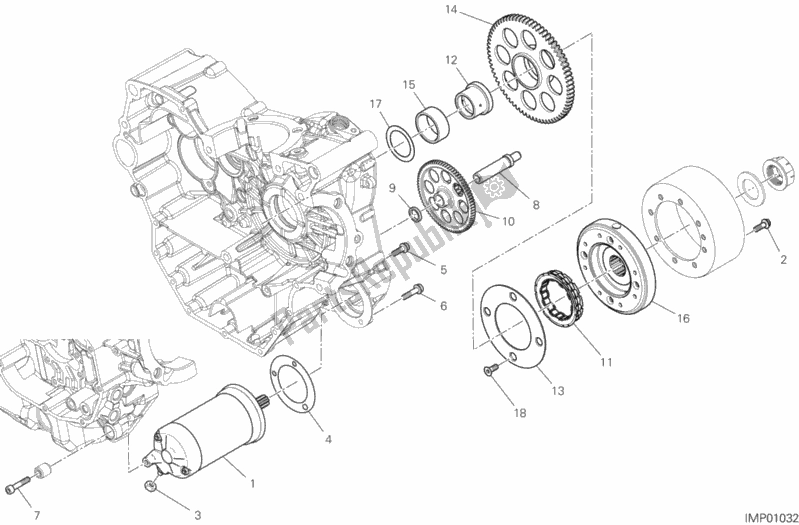 Todas las partes para Arranque Eléctrico Y Encendido de Ducati Supersport 937 2017