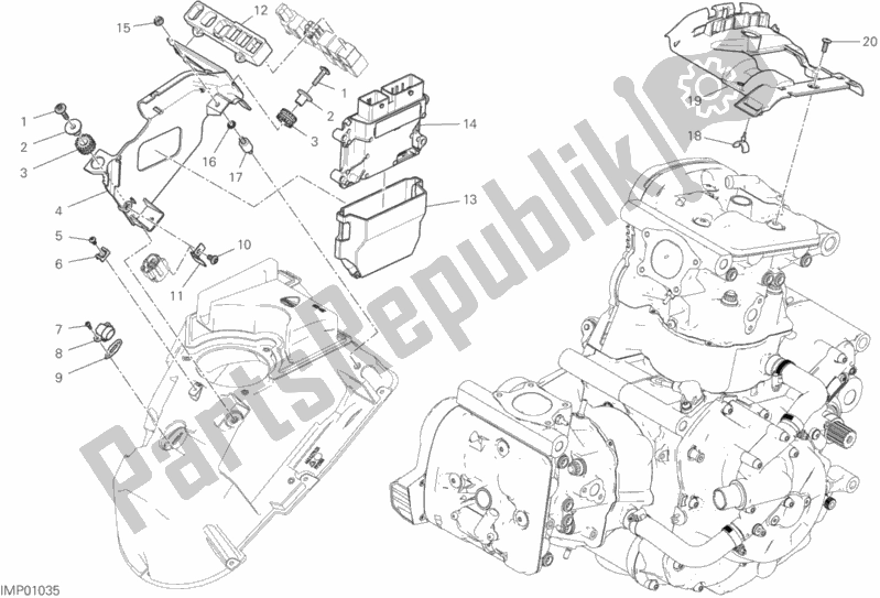 Todas las partes para Unidad De Control Del Motor de Ducati Supersport 937 2017