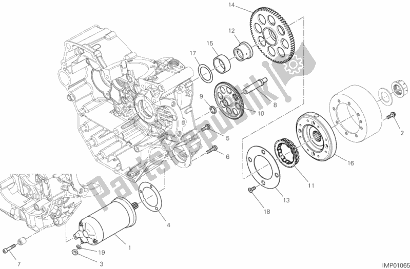 All parts for the Electric Starting And Ignition of the Ducati Supersport 937 2018