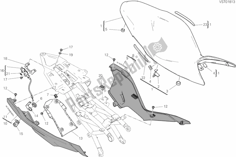 Toutes les pièces pour le Siège du Ducati Supersport 937 2018