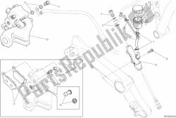 Rear brake system