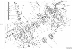 COMPLETE HALF-CRANKCASES PAIR