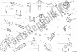 attrezzi di servizio dell'officina, motore