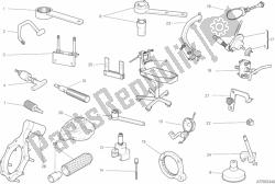 attrezzi di servizio dell'officina, motore