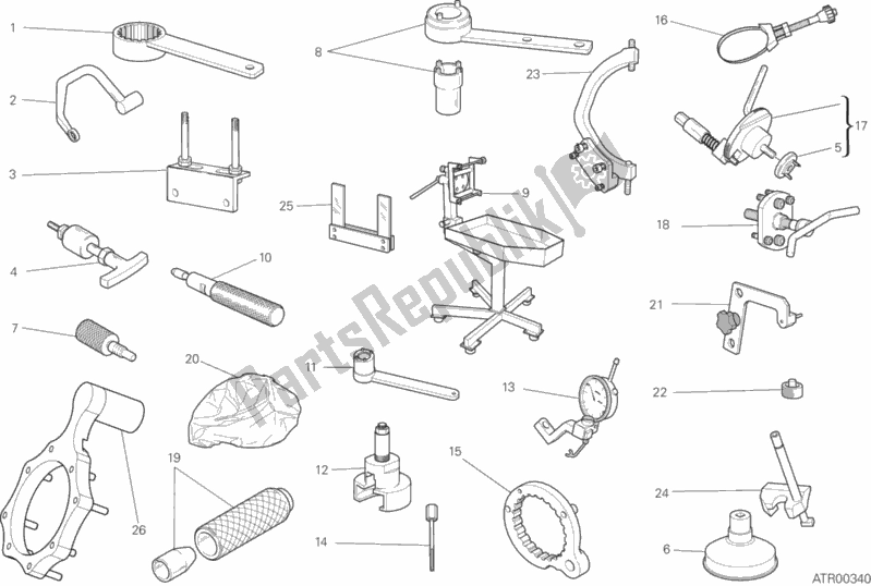 All parts for the Workshop Service Tools, Engine of the Ducati Scrambler Sixty2 400 2018