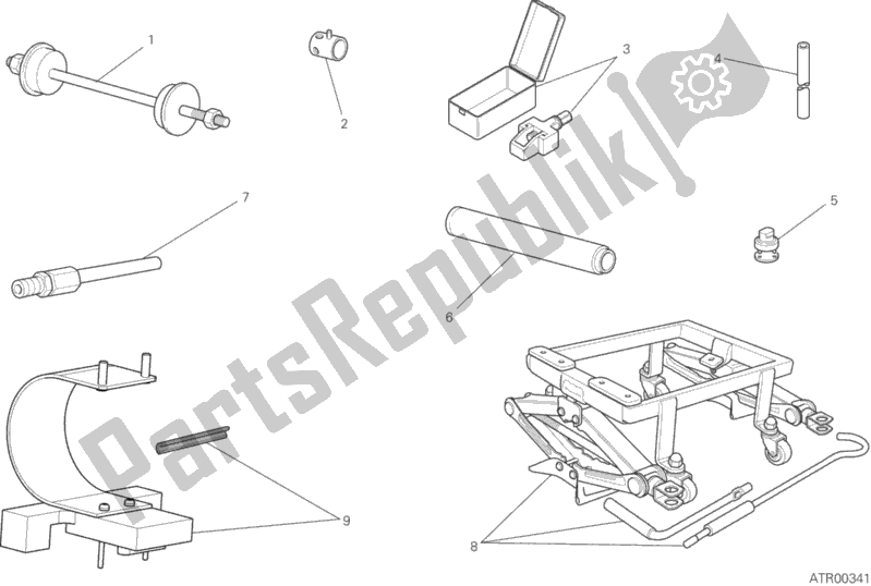 All parts for the Workshop Service Tools, Frame of the Ducati Scrambler Sixty2 400 2018