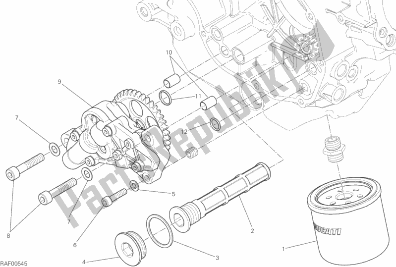 Alle onderdelen voor de Filters En Oliepomp van de Ducati Scrambler Sixty2 400 2019