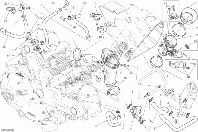 Toutes les pièces pour le Corps De Papillon du Ducati Scrambler Sixty2 400 2019