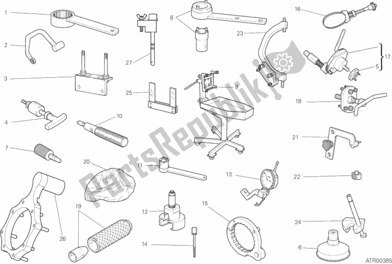 All parts for the Workshop Service Tools, Engine of the Ducati Scrambler Sixty2 400 2019