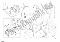 Rear brake system