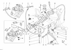 Rear brake system