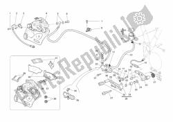 Rear brake system