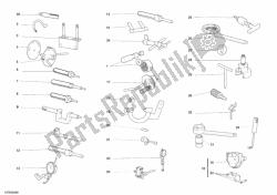 attrezzi di servizio dell'officina, motore