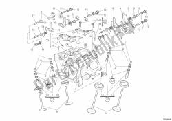 Vertical cylinder head