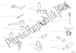 herramientas de servicio de taller, motor ii