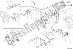 Rear brake system