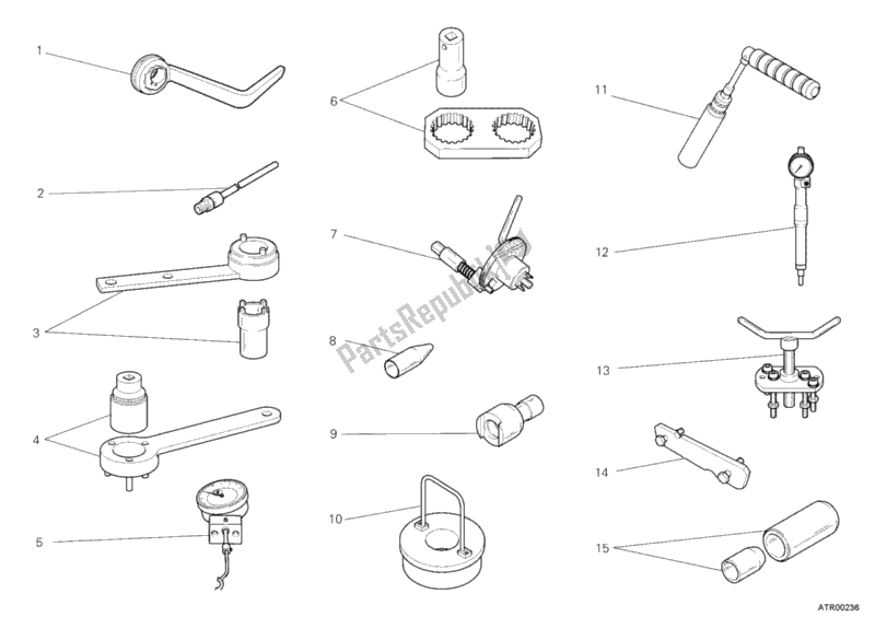 All parts for the Workshop Service Tools, Engine Ii of the Ducati Streetfighter 1100 2010