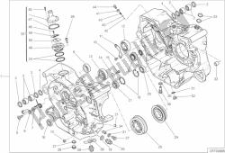 COMPLETE HALF-CRANKCASES PAIR