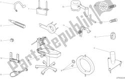 001 - ferramentas de serviço de oficina, motor