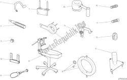 001 - ferramentas de serviço de oficina, motor