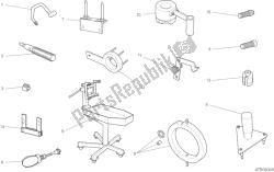 001 - ferramentas de serviço de oficina, motor