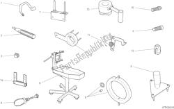 001 - ferramentas de serviço de oficina, motor