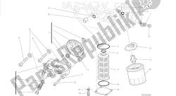 dibujo 009 - motor de grupo de filtros y bomba de aceite [mod: dvl]