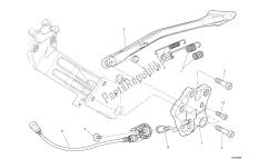 disegno 22a - cavalletto laterale [m od: dvlc; xst: aus, bra, chn, eur, fra, jap, th ai] group fr ame