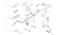 rysunek 01a - narzędzia serwisowe do pracy [m od: dvlc; xst: aus, bra, chn, eur, fra, jap, th ai] narzędzia grupowe