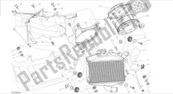 dessin 30a - radiateur, eau, lh [mod: dvl] cadre de groupe