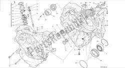 dibujo 010 - motor de grupo par de cárter medio [mod: dvl]