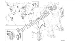 dibujo 024 - bastidor de grupo del sistema de freno delantero [mod: dvl]