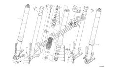 DRAWING 21A - FRONT FORK [ MOD:DVL;XS T:AU S,BRA,EUR ,FRA,JAP,T HAI] GROUP FR AME