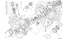 DRAWING 010 - HALF-CRANKCASES PAIR [MOD:DVL;XS T:A US, BRA ,CH N,E UR,F RA, JAP ,TH AI] GROUP ENGI NE