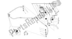 dessin 023 - maître-cylindre d'embrayage [mod: dvl; xs t: a us, bra, ch n, e ur, f ra, jap, th ai] groupe fr ame