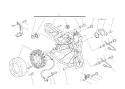 Alternator-side crankcasecover