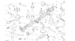 dibujo 001 - herramientas de servicio de taller (motor) [mod: hym; xst: aus, eur, fra, jap, twn] herramientas de grupo