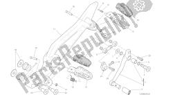 desenho 027 - apoios para os pés, esquerda [mod: hím; xst: aus, eur, fra, jap, twn] quadro de grupo