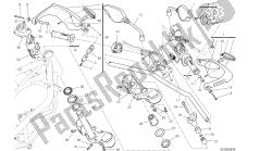 DRAWING 021 - HANDLEBAR AND CONTROLS [X ST:CAL,C DN,EUR] GROUP FR AME