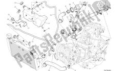 DRAWING 031 - COOLING CIRCUIT [X ST:CAL,C DN,EUR] GROUP FR AME