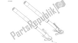DRAWING 21A - FRONT FORK [X ST:CAL,C DN,EUR] GROUP FR AME