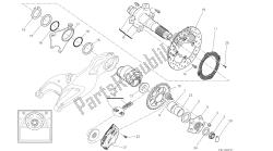 desenho 26a - cubo, roda traseira [x st: cal, c dn, eur] grupo fr ame